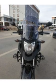 MOTOCAM Honda NC 700 750 X Siperlik Ön Cam 2012-2015 Model 50cm Füme Renkli 4mm ORTA BOYLU CAM - 1