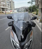 MOTOCAM Honda Forza 300 Siperlik Ön Cam 2014-2017 Model 75cm Şeffaf Renkli 4mm - 1
