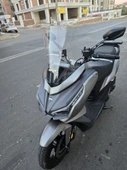 MOTOCAM Sym JET 14 EVO 200 PLUS Siperlik Ön Cam 2023-2025 Model 45cm Şeffaf Renkli 4mm - 3