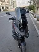 MOTOCAM RKS Lince 125 Siperlik Ön Cam 2021-2025 Model 55cm Siyah Renkli 4mm KISA SPOR CAM - 2