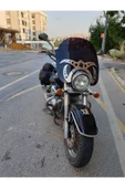 MOTOCAM Suzuki V-VL-C Siperlik Ön Cam 2001-2013 Model 61cm Siyah Renkli 4mm APARATSIZDIR - 3