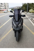 MOTOCAM Kymco DTX 250-360 Siperlik Ön Cam 2021-2025 Model 55cm Siyah Renkli 4mm thumbnail 1