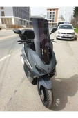 MOTOCAM RKS Vieste 249 Siperlik Ön Cam 2022-2025 Model 78cm Siyah Renkli 4mm UZUN CAM - 2