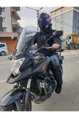 MOTOCAM Honda NC 700 750 X Siperlik Ön Cam 2012-2015 Model 50cm Füme Renkli 4mm ORTA BOYLU CAM - 3