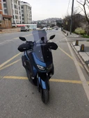 MOTOCAM Yamaha Nmax Siperlik Ön Cam 2021-2024 Model 72cm Füme Renkli 4mm UZUN CAM thumbnail 2