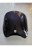 MOTOCAM Piaggio Beverly 500 Ön Uzatma Camı 2001-2007 Model 34cm Siyah Renkli 4mm APARATSIZDIR thumbnail 2