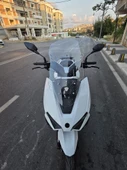 MOTOCAM RKS Vieste 249 Siperlik Ön Cam 2022-2025 Model 55cm Şeffaf Renkli 4mm KISA SPOR CAM - 1