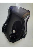 MOTOCAM Mondial Skuty Siperlik Ön Cam 2023-2025 Model 48cm Siyah Renkli 4mm thumbnail 3