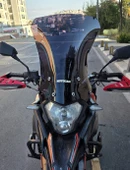 MOTOCAM Mondial Rx3 İ Evo Siperlik Ön Cam 2015-2022 Model 52cm Siyah Renkli 4mm UZUN CAM thumbnail 1