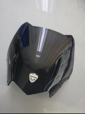 MOTOCAM Yamaha Xmax 250 Siperlik Ön Cam 2011-2013 Model 36cm Siyah Renkli 4mm SPORTİF thumbnail 3