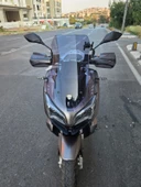 MOTOCAM RKS Reale 125 Siperlik Ön Cam 2023-2025 Model 55cm Füme Renkli 4mm KISA SPOR CAM thumbnail 1