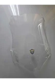 MOTOCAM Mondial Skuty Siperlik Ön Cam 2023-2025 Model 48cm Şeffaf Renkli 4mm thumbnail 2