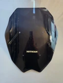 MOTOCAM Yamaha Nmax Siperlik Ön Cam 2025 Model 44cm Siyah Renkli 4mm Spor Cam thumbnail 1