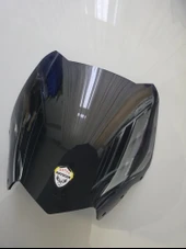 MOTOCAM Yamaha Xmax 250 Siperlik Ön Cam 2011-2013 Model 36cm Siyah Renkli 4mm SPORTİF thumbnail 2