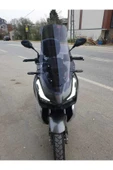 MOTOCAM RKS Veloce 150 Siperlik Ön Cam 2023-2025 Model 65cm Füme Renkli 4mm ORTA BOYLU CAM - 1