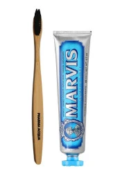Pharma Acqua Bambu Diş Fırçası + Marvis Aqua Naneli Diş Macunu 85 ml - 1