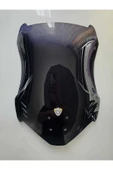 MOTOCAM Mondial Skuty Siperlik Ön Cam 2023-2025 Model 48cm Siyah Renkli 4mm thumbnail 2