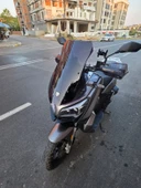 MOTOCAM RKS Reale 125 Siperlik Ön Cam 2023-2025 Model 55cm Siyah Renkli 4mm KISA SPOR CAM - 3