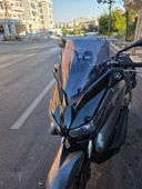 MOTOCAM Yamaha Xmax 250 Siperlik Ön Cam 2014-2017 Model 36cm Füme Renkli 4mm SPORTİF thumbnail 3