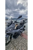 MOTOCAM Yuki Xway 125 Siperlik Ön Cam 2023-2025 Model 75cm Şeffaf Renkli 4mm UZUN CAM - 2