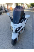 MOTOCAM Piaggio X Evo 250-400 Siperlik Ön Cam 2009-2016 Model 70cm Siyah Renkli 4mm - 1