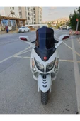 MOTOCAM SYM Gts Evo 250 Siperlik Ön Cam 2006-2015 Model 53cm Siyah Renkli 4mm - 1