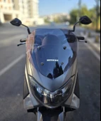 MOTOCAM Yamaha Nmax Siperlik Ön Cam 2015-2020 Model 36cm Füme Renkli 4mm thumbnail 1