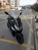 MOTOCAM SYM JET 14 200 Siperlik Ön Cam 2017-2025 Model 74cm Şeffaf Renkli 4mm UZUN CAM thumbnail 2