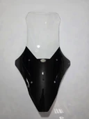 MOTOCAM Yuki Xway 125 Siperlik Ön Cam 2023-2025 Model 78cm Şeffaf Renkli 4mm UZUN CAM thumbnail 1