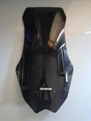 MOTOCAM Yamaha Nmax Siperlik Ön Cam 2025 Model 72cm Siyah Renkli 4mm thumbnail 1
