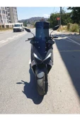 MOTOCAM Volta Apec Apx5 Siperlik Ön Cam 2023-2025 Model 78cm Siyah Renkli 4mm UZUN CAM - 2