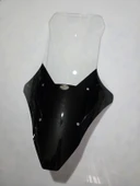 MOTOCAM Yuki Xway 125 Siperlik Ön Cam 2023-2025 Model 78cm Şeffaf Renkli 4mm UZUN CAM thumbnail 3