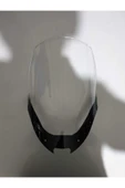 MOTOCAM SYM Joyride 200 Siperlik Ön Cam 2002-2008 Model 55cm (Karbüratörlü) Şeffaf Renkli 4mm thumbnail 1