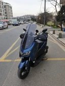 MOTOCAM Yamaha Nmax Siperlik Ön Cam 2021-2024 Model 72cm Füme Renkli 4mm UZUN CAM thumbnail 3