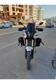 MOTOCAM Yamaha Tenere Rall 700 Siperlik Ön Cam 2019-2025 Model 39cm Füme Renkli 4mm - 1