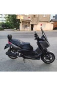 MOTOCAM Yamaha Xmax 250 Siperlik Ön Cam 2014-2017 Model 58cm Siyah Renkli 4mm ORTA BOYLU CAM thumbnail 3