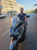 MOTOCAM Yamaha Xmax 250 Siperlik Ön Cam 2014-2017 Model 36cm Şeffaf Renkli 4mm SPORTİF thumbnail 3