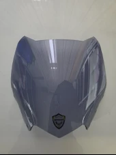 MOTOCAM Yamaha Xmax 250 Siperlik Ön Cam 2011-2013 Model 36cm Füme Renkli 4mm SPORTİF thumbnail 2