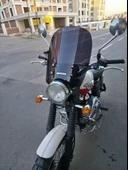 MOTOCAM Trıumph Scrambler 900 Siperlik Ön Cam 2005-2025 Model 45cm Siyah Renkli 4mm thumbnail 3