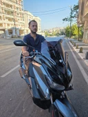 MOTOCAM Yamaha Xmax 250 Siperlik Ön Cam 2014-2017 Model 36cm Siyah Renkli 4mm SPORTİF thumbnail 2