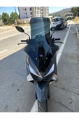 MOTOCAM Volta Apec Apx5 Siperlik Ön Cam 2023-2025 Model 78cm Siyah Renkli 4mm UZUN CAM - 1