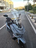 MOTOCAM Sym JET 14 EVO 200 PLUS Siperlik Ön Cam 2023-2025 Model 58cm Şeffaf Renkli 4mm thumbnail 2