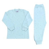 Sebi Bebe Nokta Çiçek Pijama Takım 9154 - 1