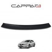 Honda Civic 2012-2015 Yıl Aralığı Uyumlu Arka Cam Üstü Spoyler İnce Model - 1