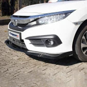 Honda Civic 2016- Yılı ve Sonrası Uyumlu Ön Tampon Lip thumbnail 8