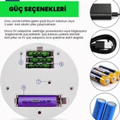 UpWay Motorlu Şarjlı 360° İleri Geri Dönebilen Hız Ayarlı Ürün Gösteri Standı - 5