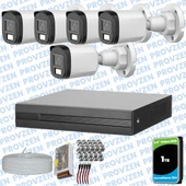 Provzen Dahua 5 Kameralı Full HD Fullcolor Mikrofonlu Güvenlik Kamerası thumbnail 1
