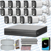 Provzen Dahua 16 Kameralı Full HD Fullcolor Mikrofonlu Güvenlik Kamerası - 1