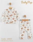 Butik Center Pamuklu Bebek Takım 2’li Set (Üst + Alt) - 7