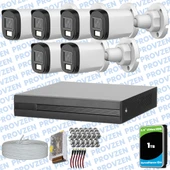 Provzen Dahua 6 Kameralı Full HD Fullcolor Mikrofonlu Güvenlik Kamerası - 1